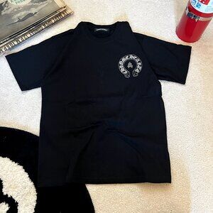 Chrome hearts Black T shirt with 3D metal details